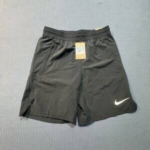 Nike Form Men's Dri-FIT 5" Unlined Versatile Shorts Sz M Black Brand New
